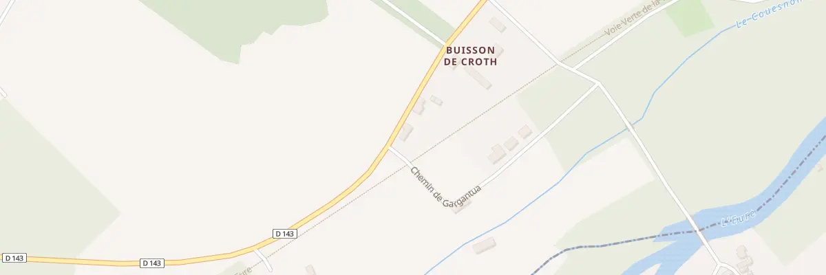 Plan du 241 Le Buisson à Croth