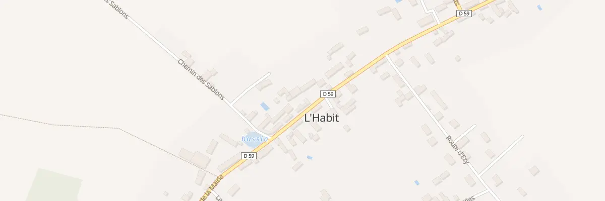 Plan du 44 Rue de la Mairie à L’Habit