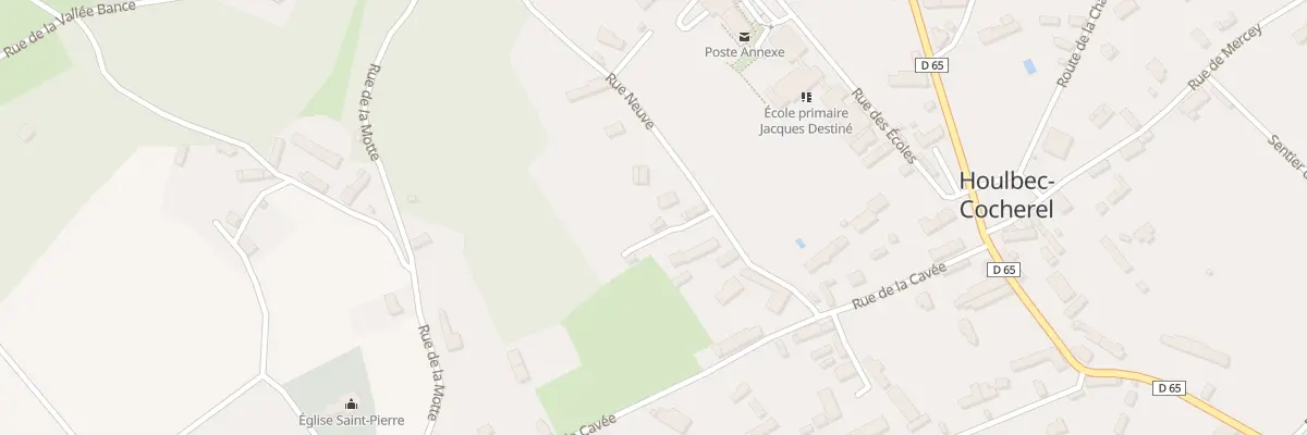 Plan du 6 Rue Neuve à Houlbec-Cocherel