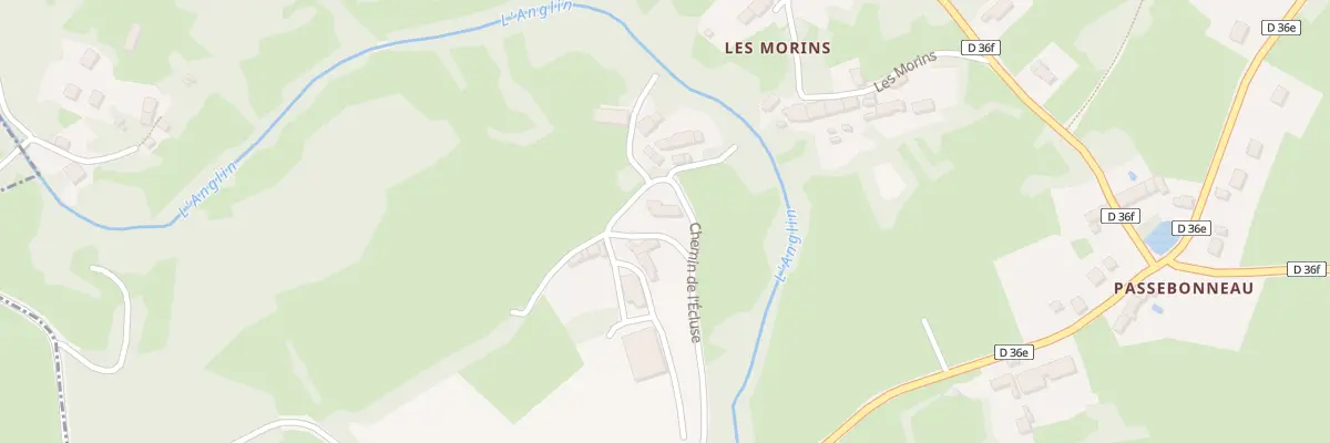 Plan du 2 Che de l’Écluse à La Châtre-Langlin