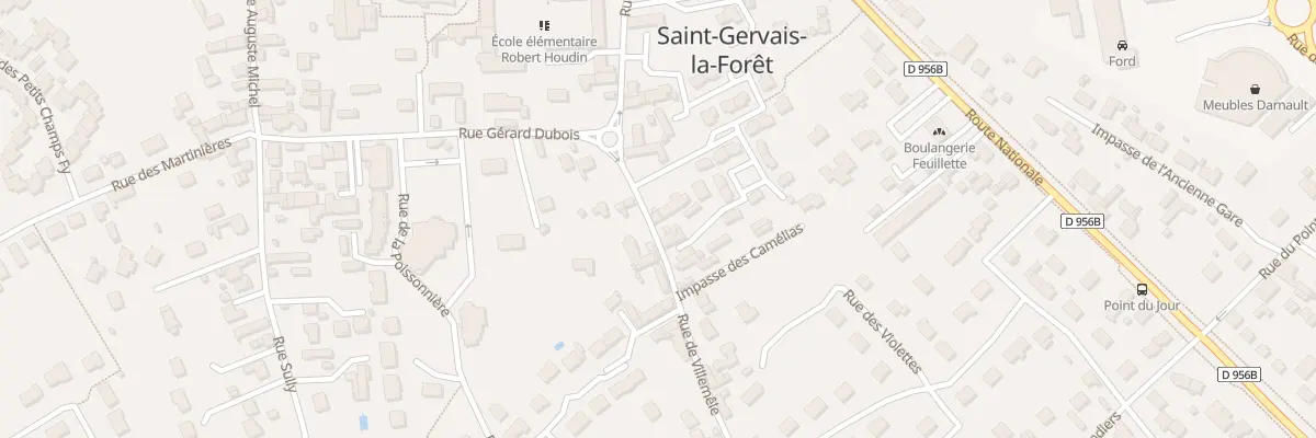 Plan du 12 Rue de Villemêle à Saint-Gervais-la-Forêt