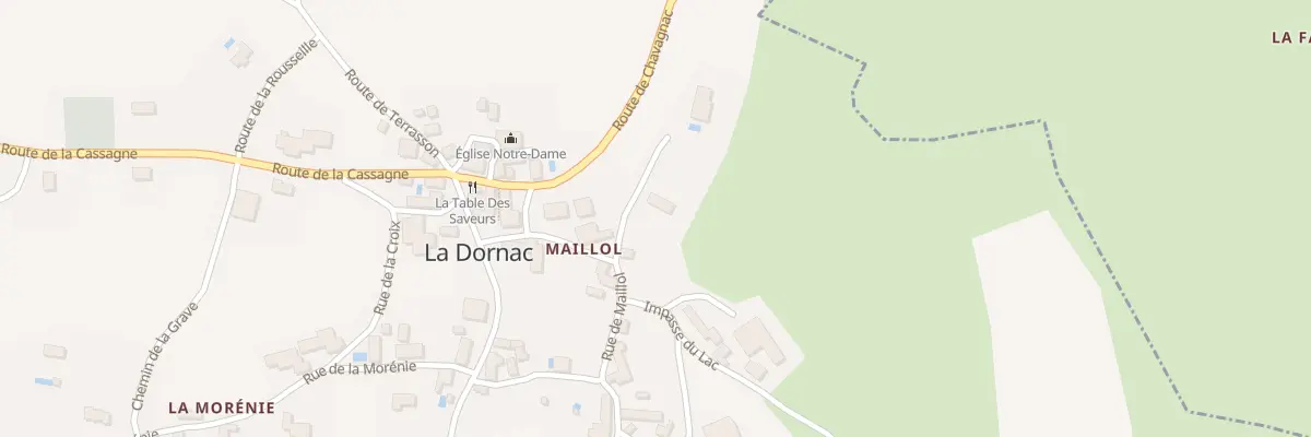 Plan du 103 Maillol à La Dornac