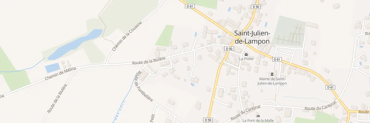 Plan du 131 Rte de la Rivière à Saint-Julien-de-Lampon