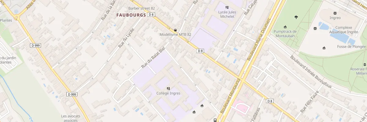 Plan du 11 Rue Monge à Montauban