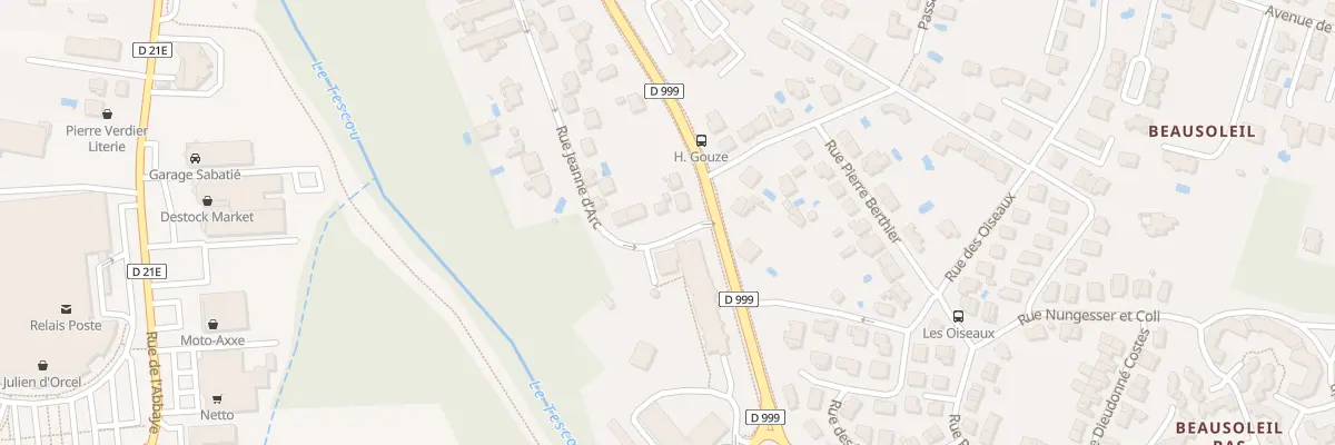 Plan du 27 Rue Jeanne d’Arc à Montauban