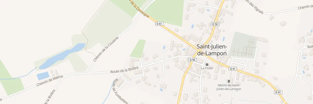 Plan du 134 Rte de la Rivière à Saint-Julien-de-Lampon