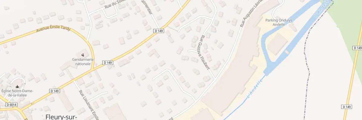 Plan du 11 Rue Gustave Flaubert à Fleury-sur-Andelle