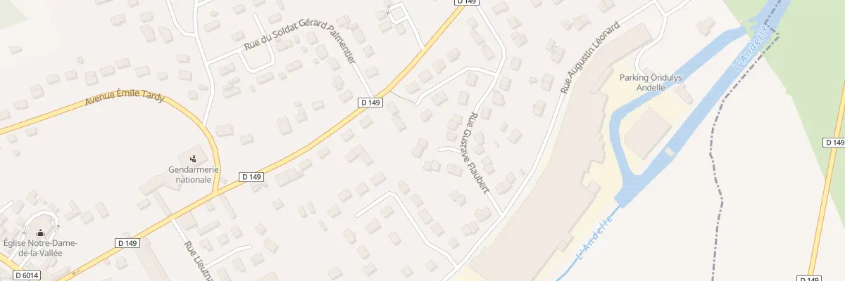 Plan du 15 Rue Gustave Flaubert à Mesnil-Verclives