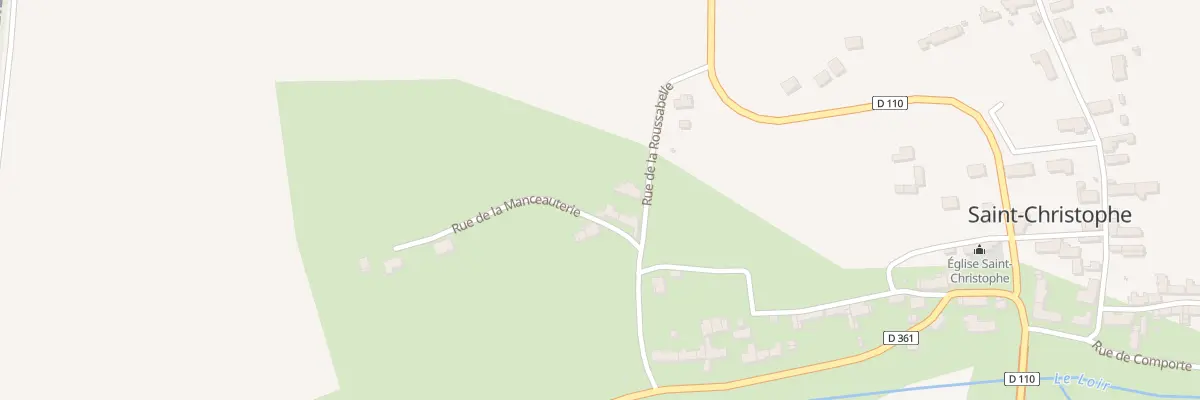 Plan du 4 Rue de la Manceauterie à Saint-Christophe