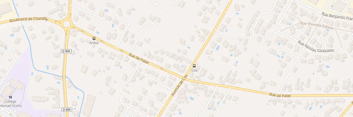 Plan du 1012 Rue de Pater à Montauban