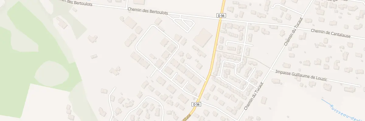 Plan du 1035 Rte de Villate à Eaunes