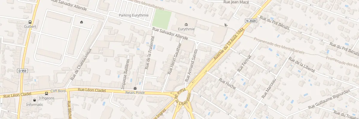 Plan du 17 Rue Henri Gauthier à Montauban
