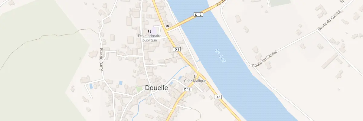 Plan du 69 Rue des Mariniers à Douelle