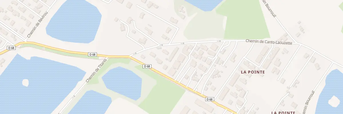 Plan du 4 Che de Canto Laousette à Roques