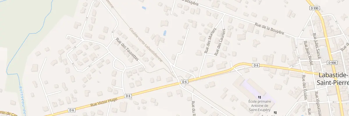 Plan du 374F Rue Victor Hugo à Labastide-Saint-Pierre