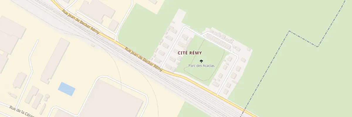 Plan du 8 Rue des Acacias au Val d’Hazey