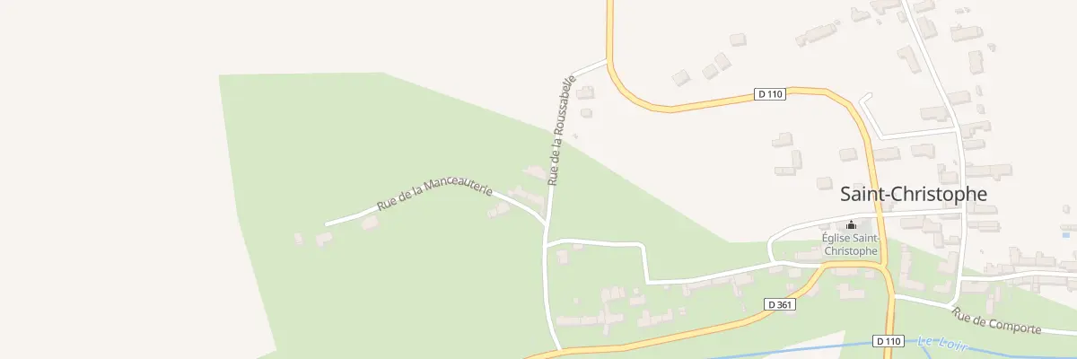 Plan du 1 Rue de Roussabelle à Saint-Christophe