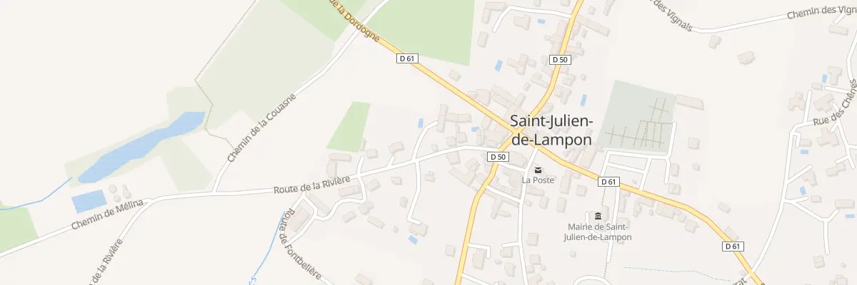 Plan du 104 Rte de la Rivière à Saint-Julien-de-Lampon