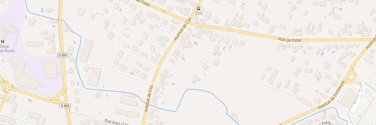 Plan du 560 Av de Cos à Montauban