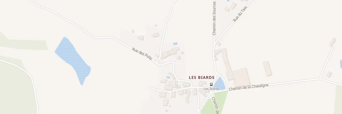 Plan du 5 Les Biards à Saint-Just-le-Martel