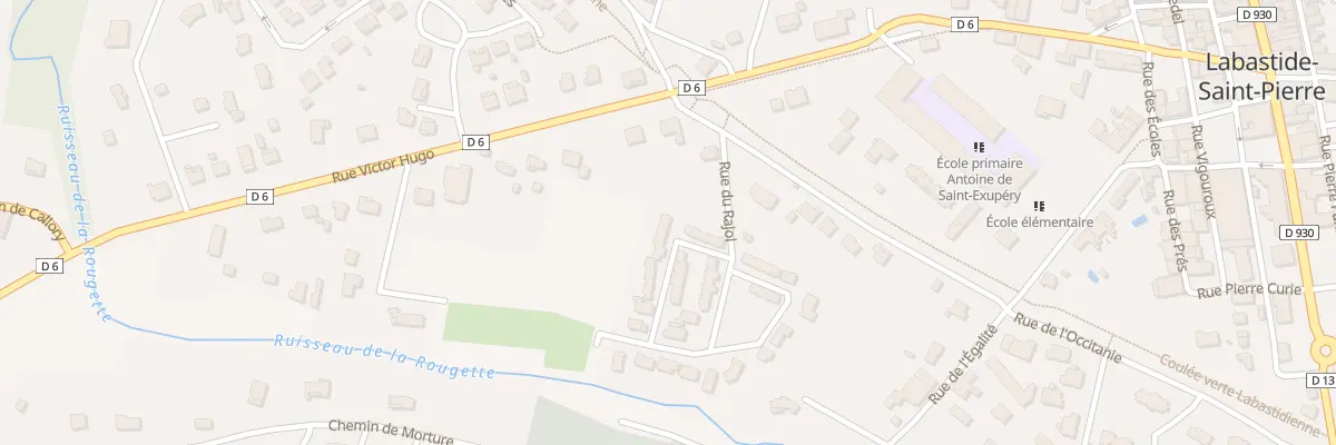 Plan du 8 Rue du Vergnet à Labastide-Saint-Pierre