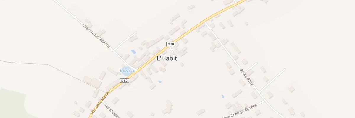 Plan du 8 Rue Cour du Pressoir à L’Habit