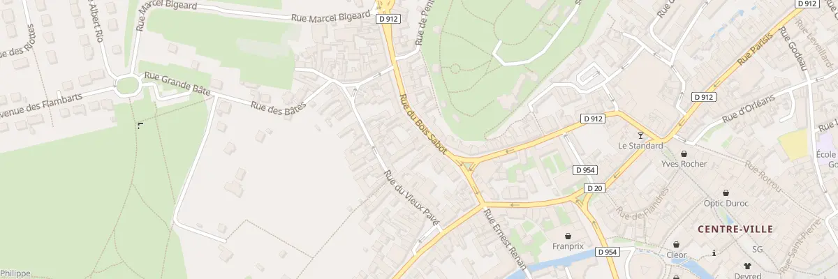 Plan du 13 Rue du Bois Sabot à Dreux