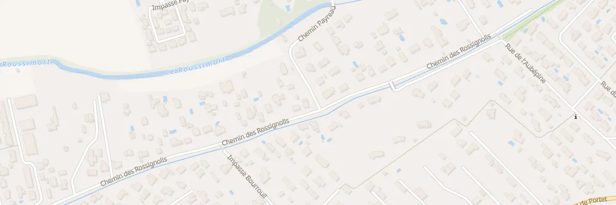 Plan du 87 Che de Rossignolis à Villeneuve-Tolosane