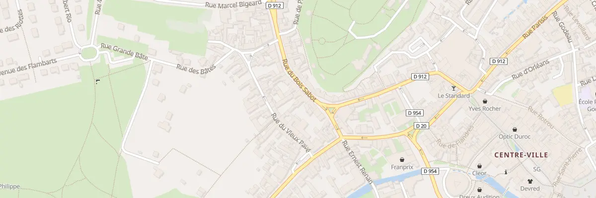 Plan du 11 Rue du Bois Sabot à Dreux