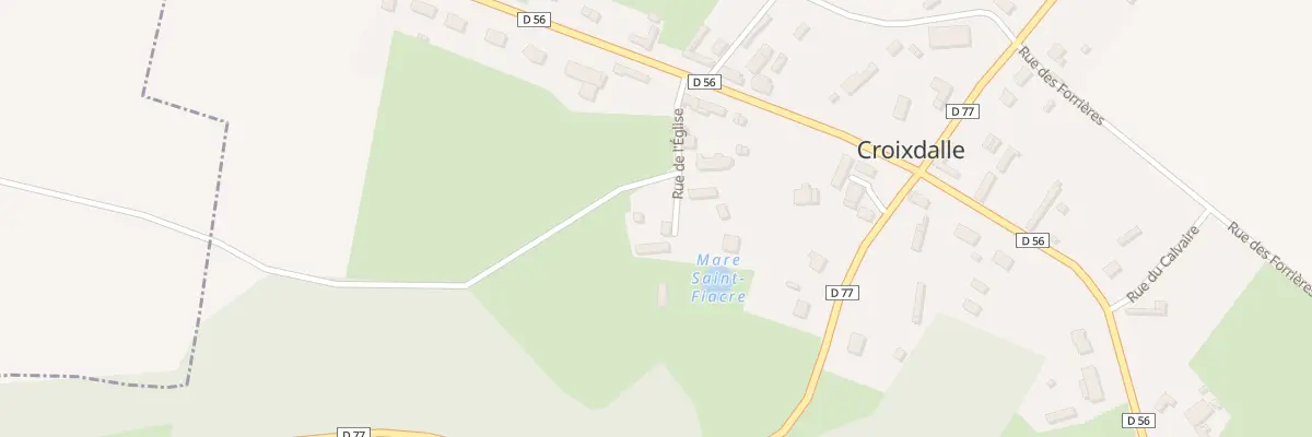 Plan du 5055 Le Bourg à Croixdalle