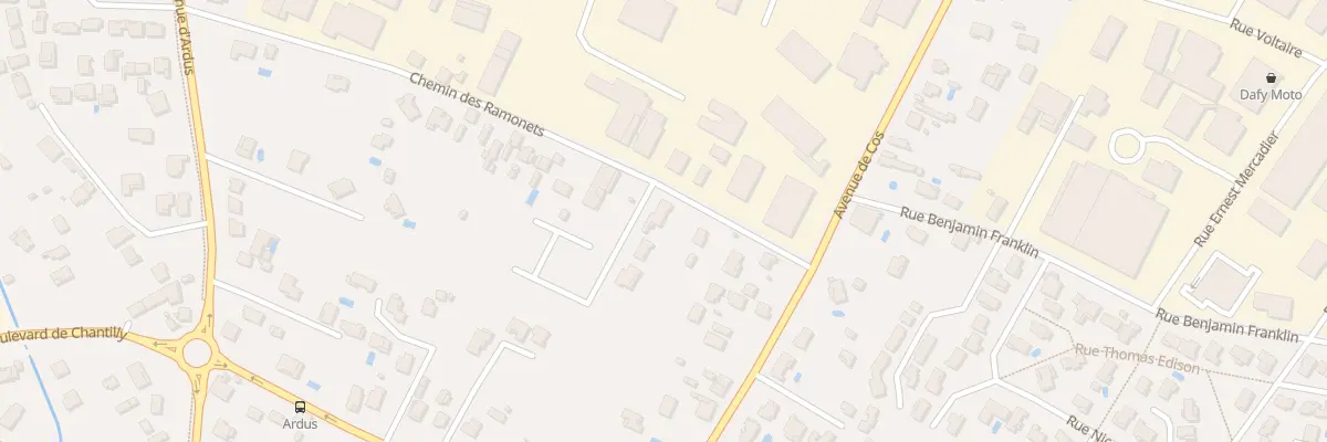 Plan du 34 Che des Ramonets à Montauban