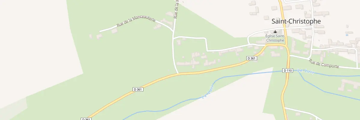 Plan du 25 Rte de Marboué à Saint-Christophe