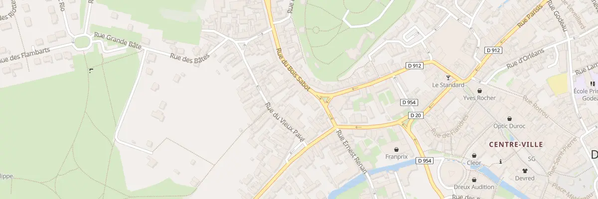 Plan du 7 Rue du Bois Sabot à Dreux