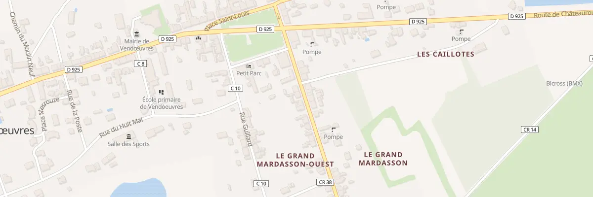 Plan du 4 Rue Victor à Vendœuvres