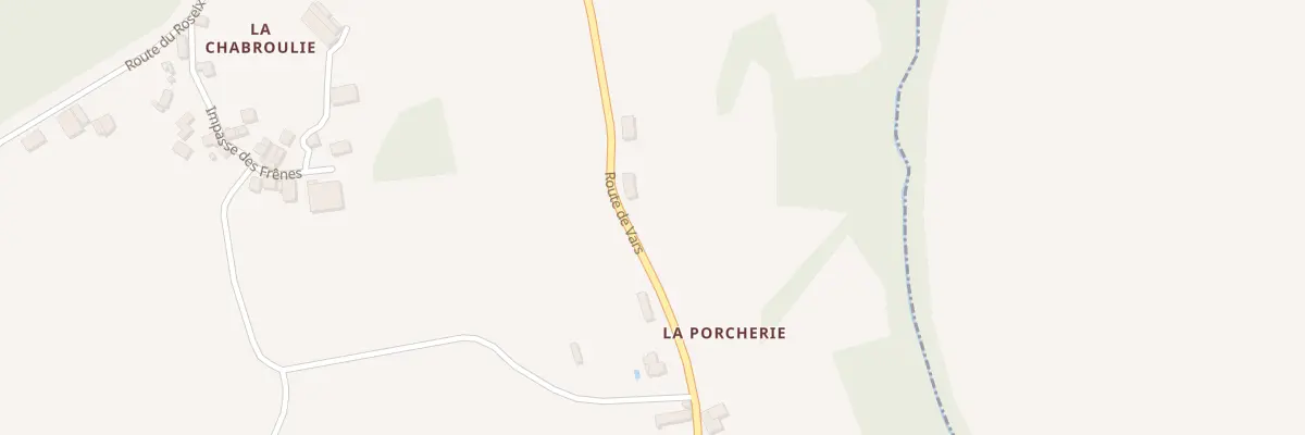 Plan du 5258 La Porcherie à Saint-Bonnet-la-Rivière