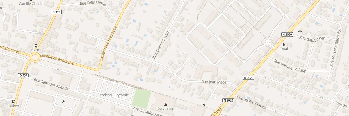 Plan du 16D Rue Jean Macé à Montauban