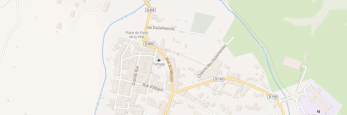 Plan du 388A Rue du Moure au Mas-d’Azil