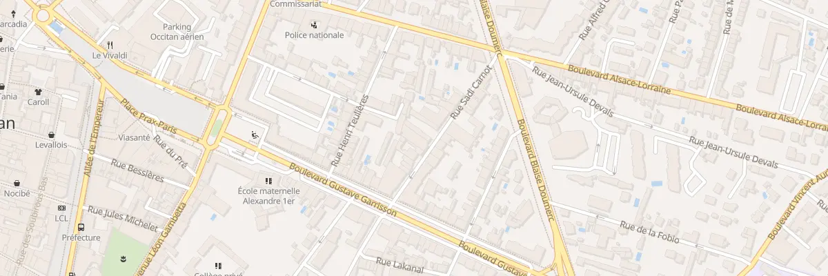 Plan du 13 Rue Carnot à Montauban