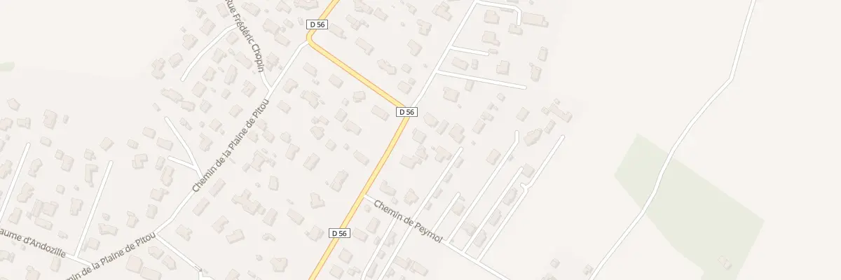 Plan du 590 Rte de Villate à Eaunes