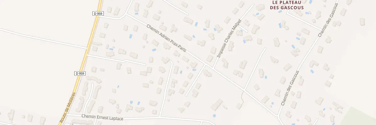 Plan du 210 Che Prax Paris à Montauban