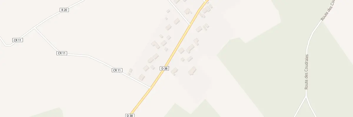 Plan du 21B Rte de Fougères à Chitenay