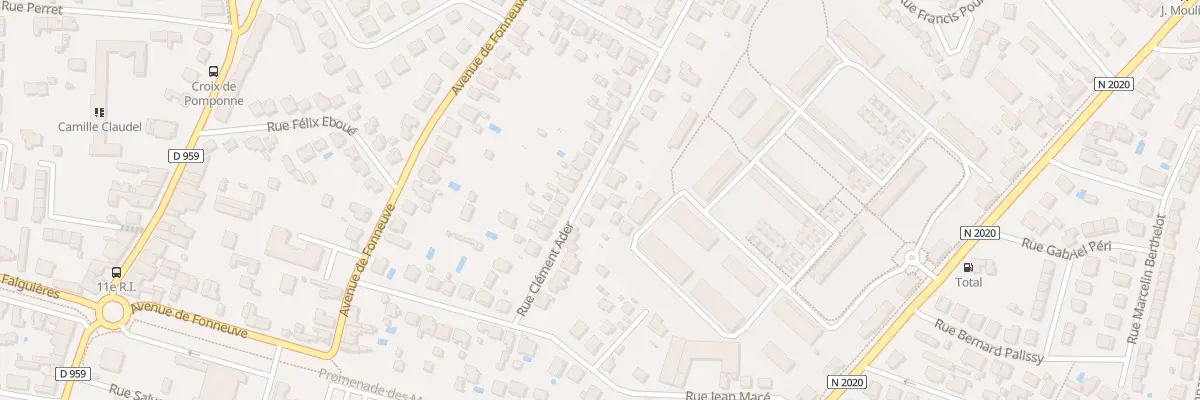 Plan du 9 Rue Clément Ader à Montauban