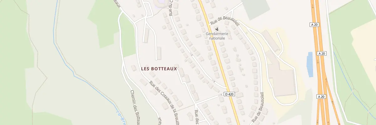 Plan du 18 Rue du Collège à Pierre-Buffière