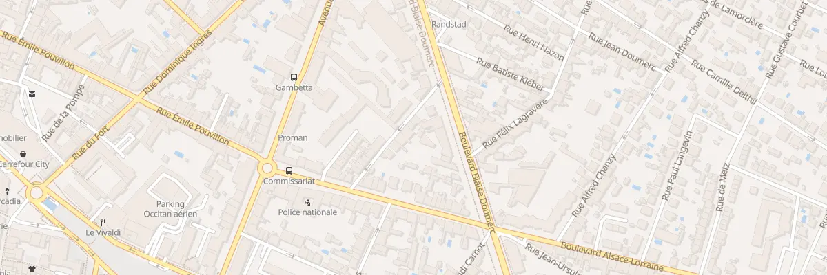 Plan du 14 Rue Pasteur à Montauban