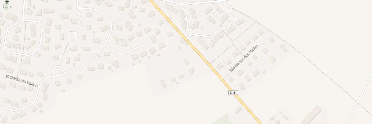 Plan du 590 Rue Ernest Noury à Buchy