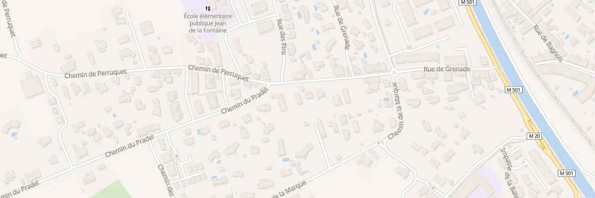 Plan du 35 Rue de Grenade à Saint-Jory