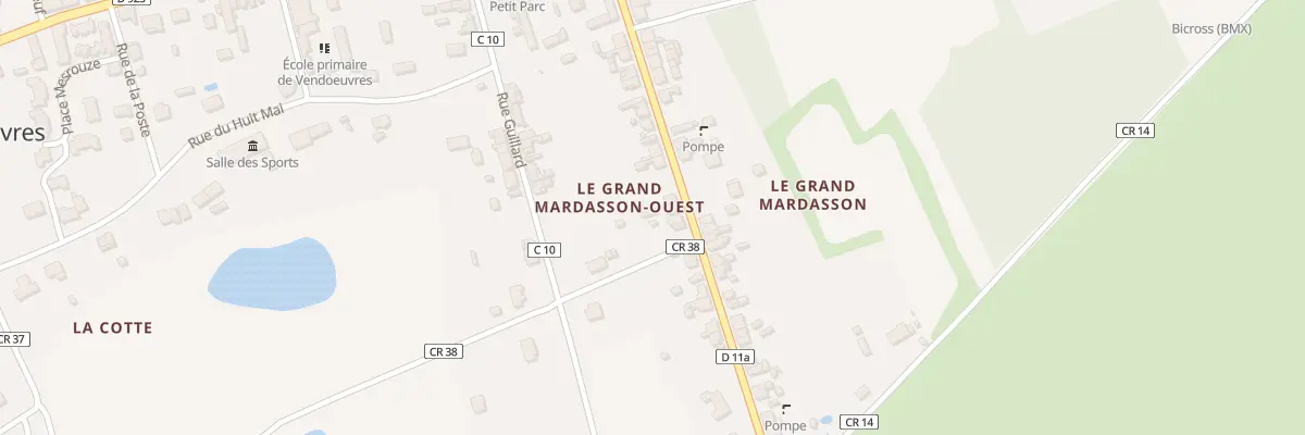 Plan du 20 Rue Victor à Vendœuvres
