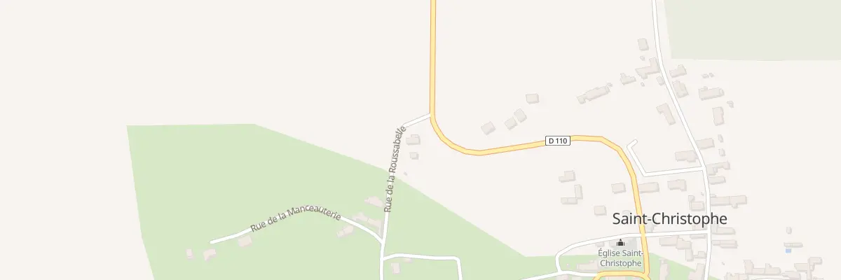 Plan du 8 Rue de Roussabelle à Saint-Christophe