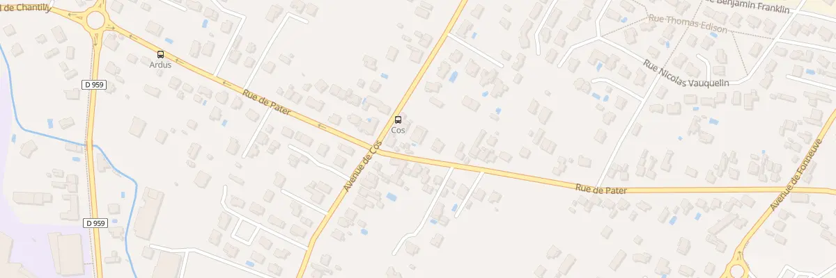 Plan du 710 Av de Cos à Montauban