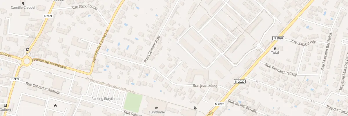 Plan du 16B Rue Jean Macé à Montauban